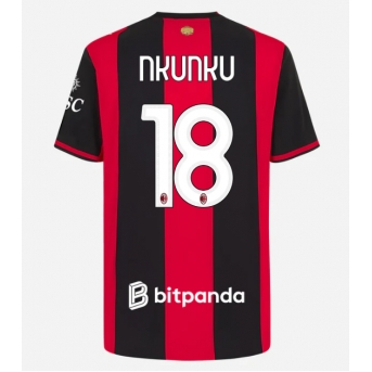 Billige Fotballdrakt AC Milan Christopher Nkunku #18 Replika Hjemmedrakt 2026-27 Kortermet